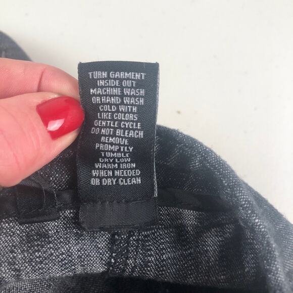 Sandro black/gray cropped pants 8 - Picture 8 of 9